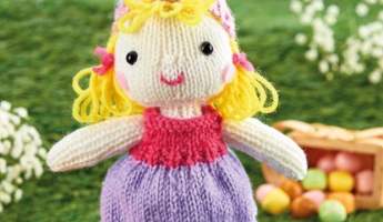 Easter Bunny Doll Knitting Pattern