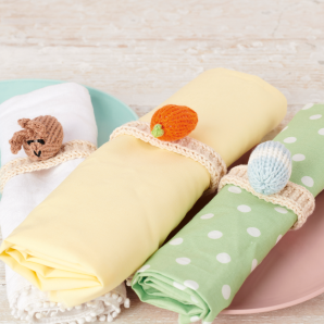Easter Napkin Rings Knitting Pattern