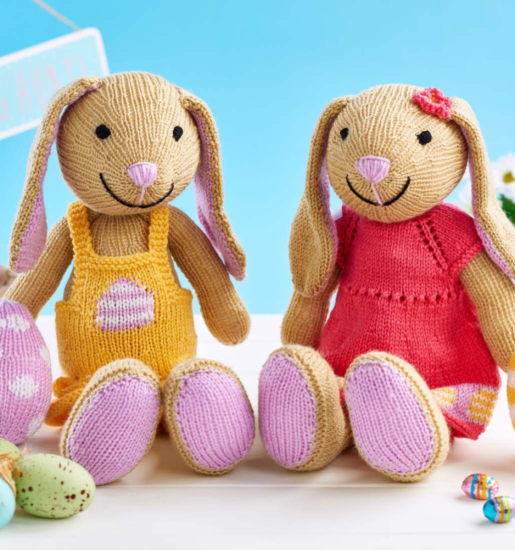 Easter Rabbits Knitalong Part One Knitalongs Let's Knit