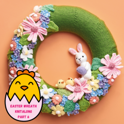 Easter Wreath Knitalong Part 6 Knitting Pattern