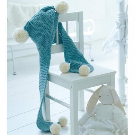 Easy Child’s Scarf Hat Knitting Pattern