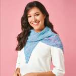 Easy Eyelet Shawl Knitting Pattern