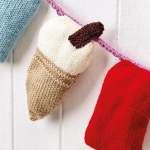 Easy Ice Cream Bunting Knitting Pattern Knitting Pattern