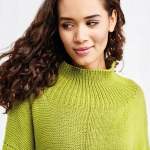 Easy Jumper With Eyelets Knitting Pattern
