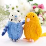 Easy Toy Budgies Knitting Pattern Knitting Pattern