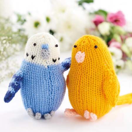 Easy Knitted Budgies Knitting Pattern
