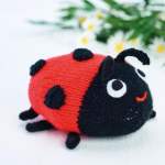 Easy Ladybird Toy Knitting Pattern Knitting Pattern