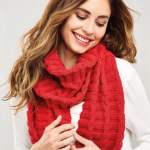 Easy Rib Scarf Knitting Pattern