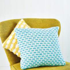 Easy Slip Stitch Cushions Knitting Pattern