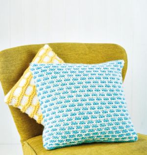 Easy Slip Stitch Cushions