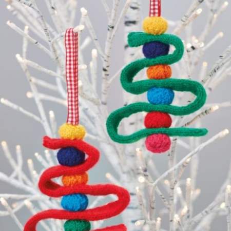 Quick Christmas Trees Knitting Pattern