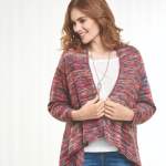 Easy Waterfall Cardigan Knitting Pattern
