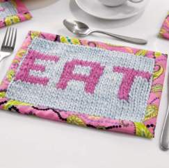Placemat and Coaster Knitting Patterns Knitting Pattern