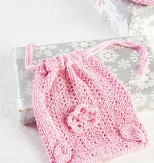 Eco Knitted Make Up Pads and Gift Bag