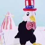 Fourth July Eagle Toy Knitting Pattern Knitting Pattern