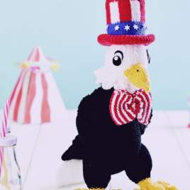 Fourth July Eagle Toy Knitting Pattern Knitting Pattern