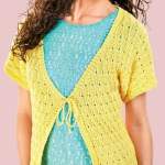 Eiffel Tower Stitch Cardigan Knitting Pattern Knitting Pattern