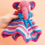 Elephant Baby Comforter Knitting Pattern