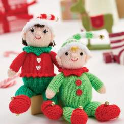 Buddy & Belle Elf Babies Knitting Pattern