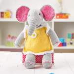 Ella Elephant Soft Toy Knitting Pattern