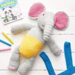 Ella Elephant Soft Toy Knitting Pattern