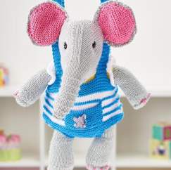 Ella Elephant’s Outfits Knitting Pattern