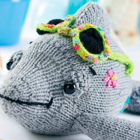 Cool Knitted Dolphin | Free Knitting Patterns | Let's Knit ...