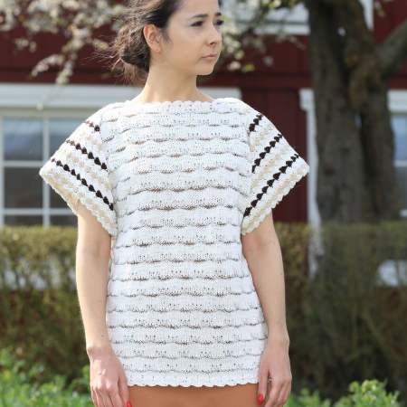 DesignEtte Emma’s Top Knitting Pattern