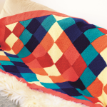 Entrelac Blanket Knitting Pattern Knitting Pattern