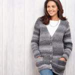 Essential Chunky Cardigan Knitting Pattern