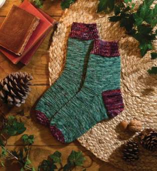 Evergreen Socks Knitting Pattern | Children and Adults Knitting Pattern