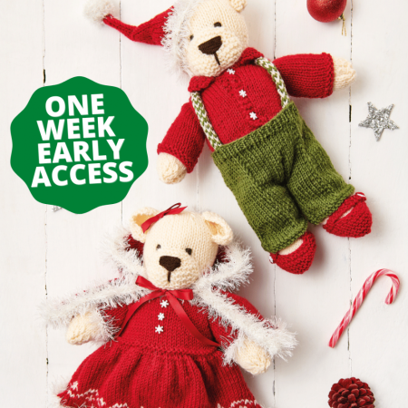 Early Access Pattern: Christmas Bears Knitting Pattern