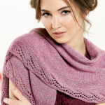 Eyelet Edged Shawl ‘Pearl’ Knitting Pattern