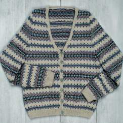Fair Isle Cardigan Knitting Pattern