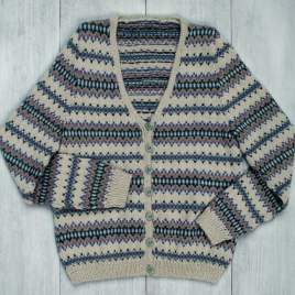 How to: work Fair Isle with one hand, two strands Knitting Pattern