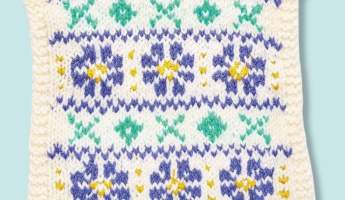 Spring Meadow Blanket Knitalong Part Three: Flower and Larkspur