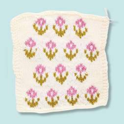 Spring Meadow Blanket Knitalong Part Two: Fair Isle and Eyelet Knitting Pattern