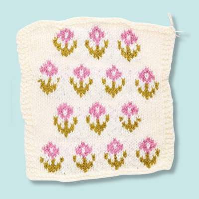 Spring Meadow Blanket Knitalong Part Two: Fair Isle and Eyelet