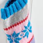 Norwegian Star Christmas Stocking Knitting Pattern Knitting Pattern