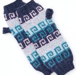 Fair Isle Wristwarmers Knitting Pattern