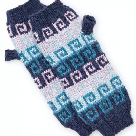 Fair Isle Wristwarmers Knitting Pattern