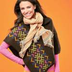 Fair Isle poncho Knitting Pattern