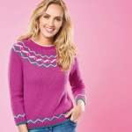 Fair Isle yoke jumper Knitting Pattern