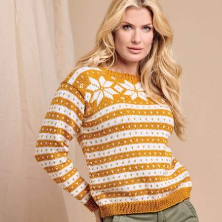 Fana Fair Isle Sweater Knitting Pattern Knitting Pattern