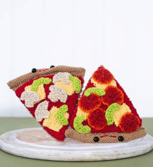 Pizza Toy Knitting Pattern Knitting Pattern