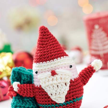 Crochet Father Christmas Toy crochet Pattern