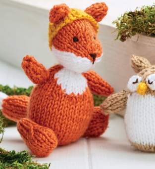 Ferdie Fox Toy | Woodland Gang Knitalong Knitting Pattern