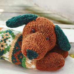 Sausage Dog Draught Excluder Knitting Pattern