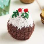 Knitted Christmas Pudding For Ferrero Rocher Knitting Pattern