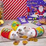 Festive Mice Sweetie Gifts Knitting Pattern Knitting Pattern